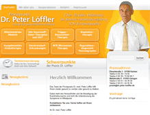 Tablet Screenshot of dr-peter-loeffler.de